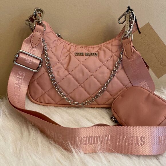 NWT Steve Madden (Btamela) Crossbody w/ AirPod Pouch- Peach - Picture 1 of 16